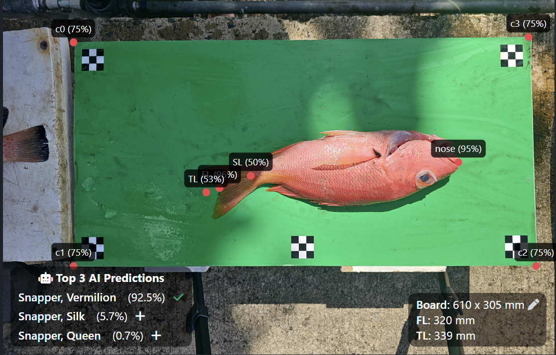 Picture of fully annotated sample